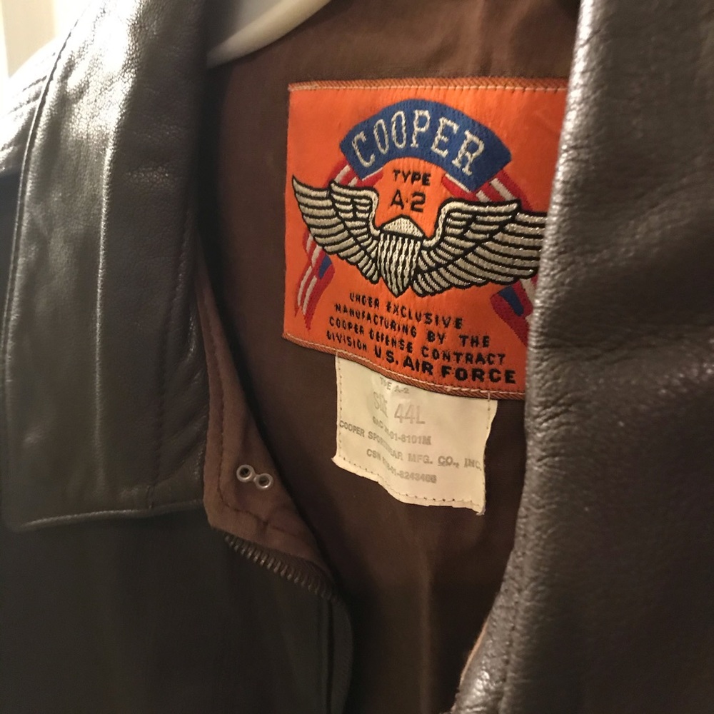 Cooper Vintage Leather Jacket. 44L